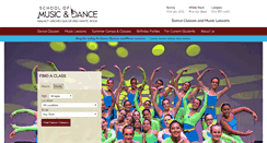 Desktop Screenshot of musicanddance.org